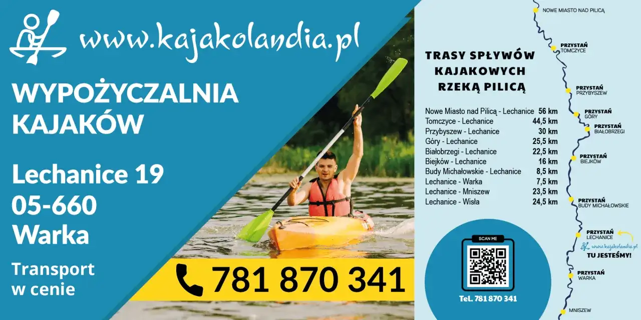 Spływ kajakowy Pilicą - trasy, ceny i bezpieczeństwo
