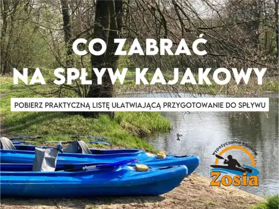 Co zabrać na kajaki? Praktyczna lista na spływ